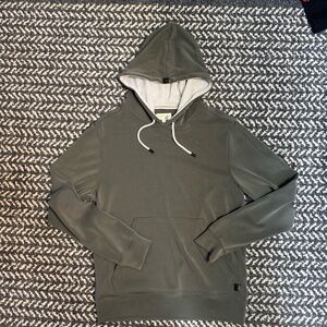 Fundamental Coast Later On Pull Over Hoodie in Army Green